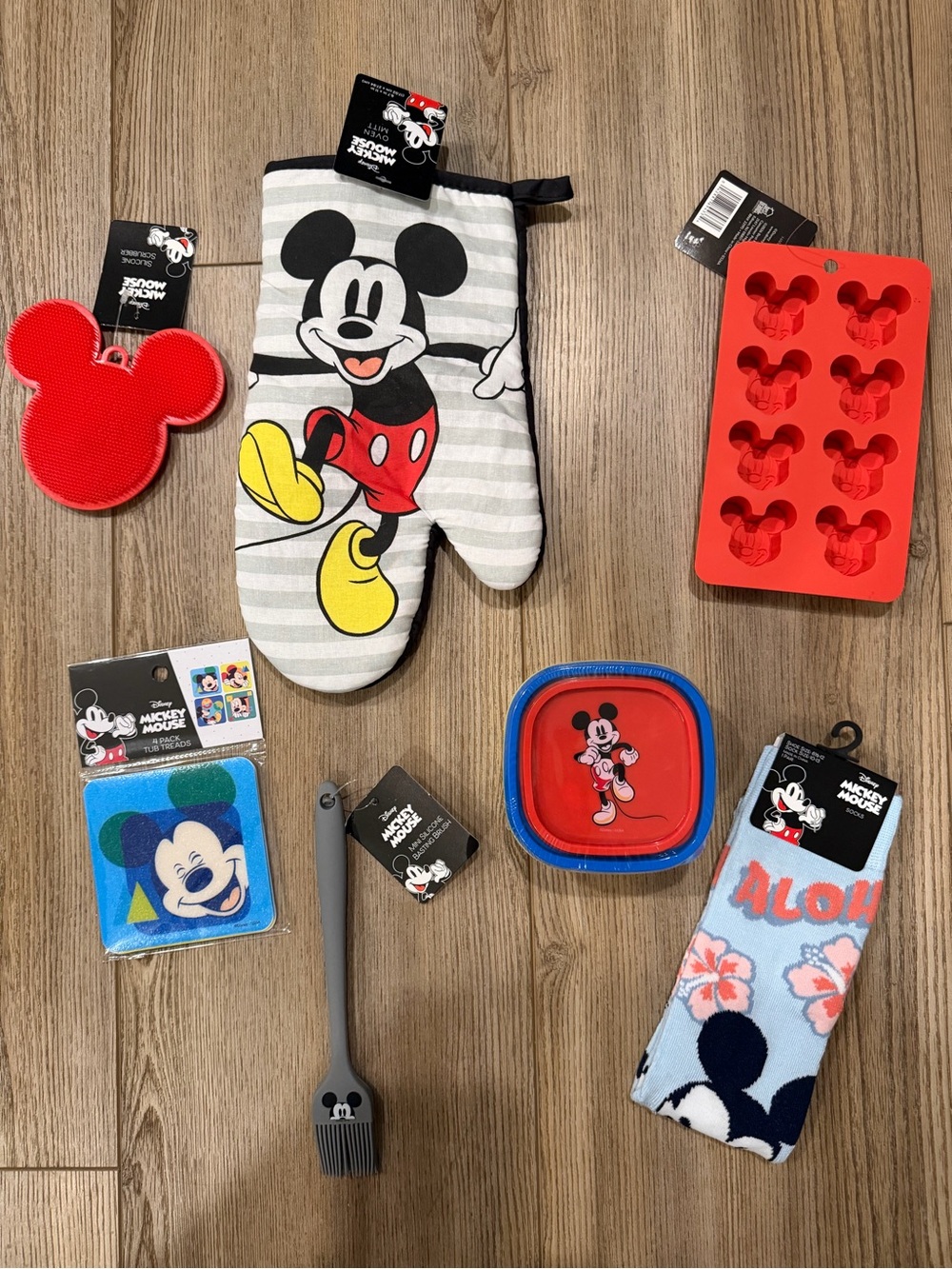 Disney Mickey Mouse Kitchen Set — Red, Yellow, Gray, Blue